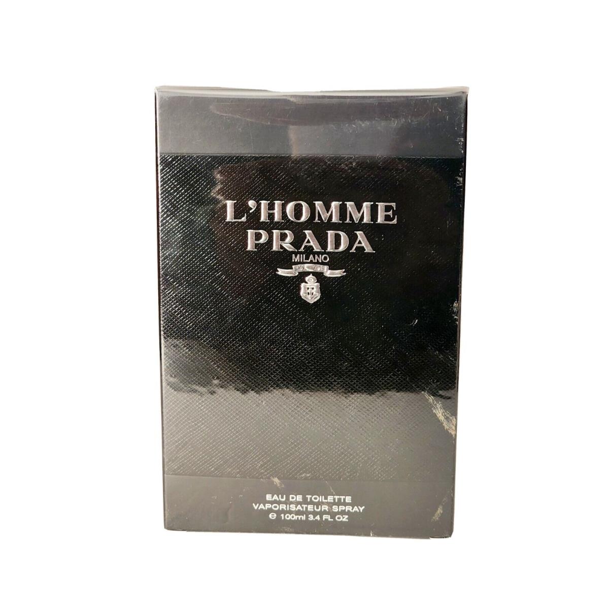 Prada L`homme 3.4OZ Edt Spray For Men