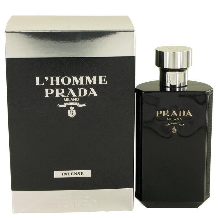 L`homme Intense Prada by Prada Eau De Parfum Spray 3.4 oz For Men