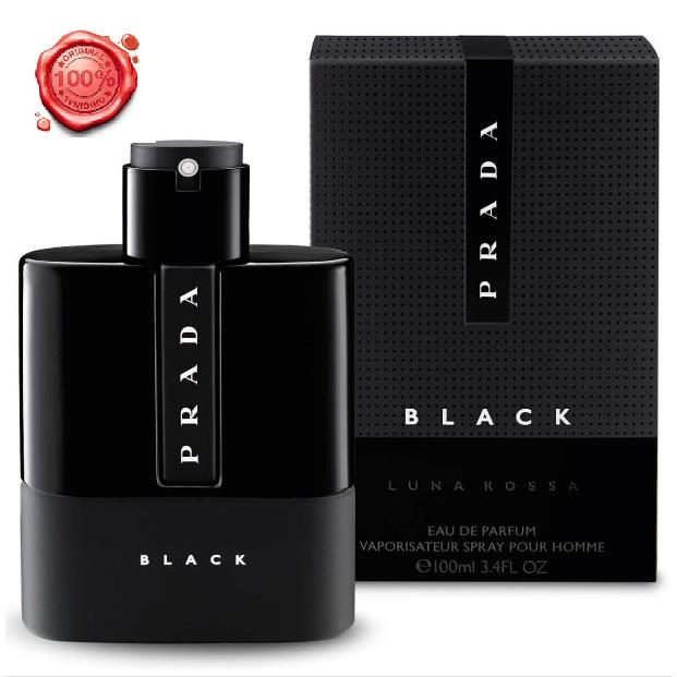 Prada Luna Rossa Black Edp 3.3-3.4 fl oz/100ml Spray