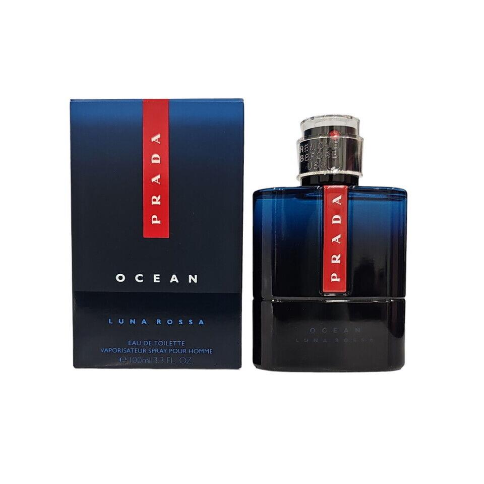 Prada Luna Rossa Ocean Edt 3.3 oz / 100 ml Men Spray Not