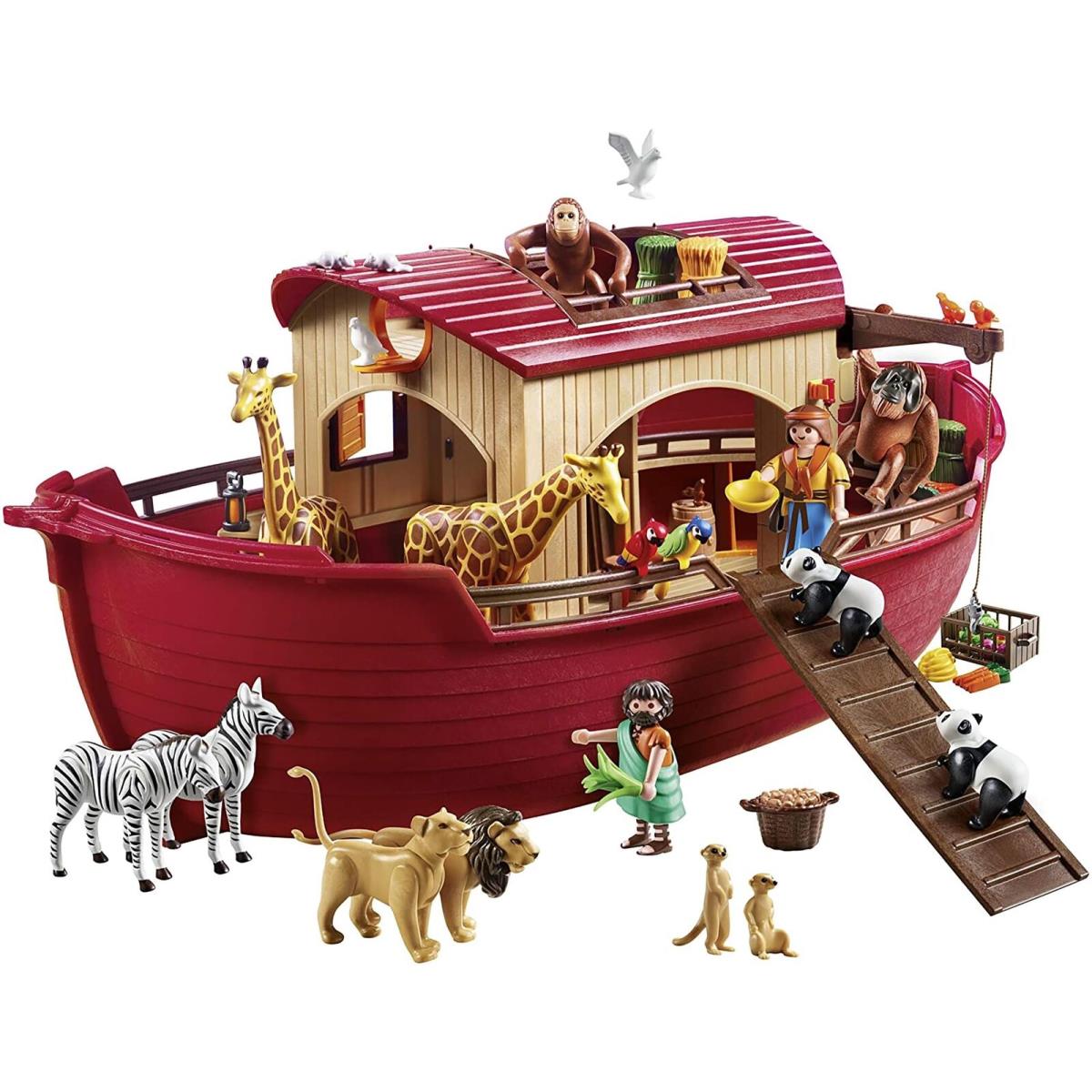 Playmobil 9373 Wild Life Floating Noahs Ark Building Set