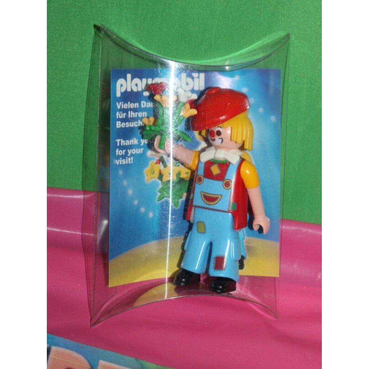 Playmobil Germany Clown with Flower Figurine Promo Toy In Package Toy Fair 07