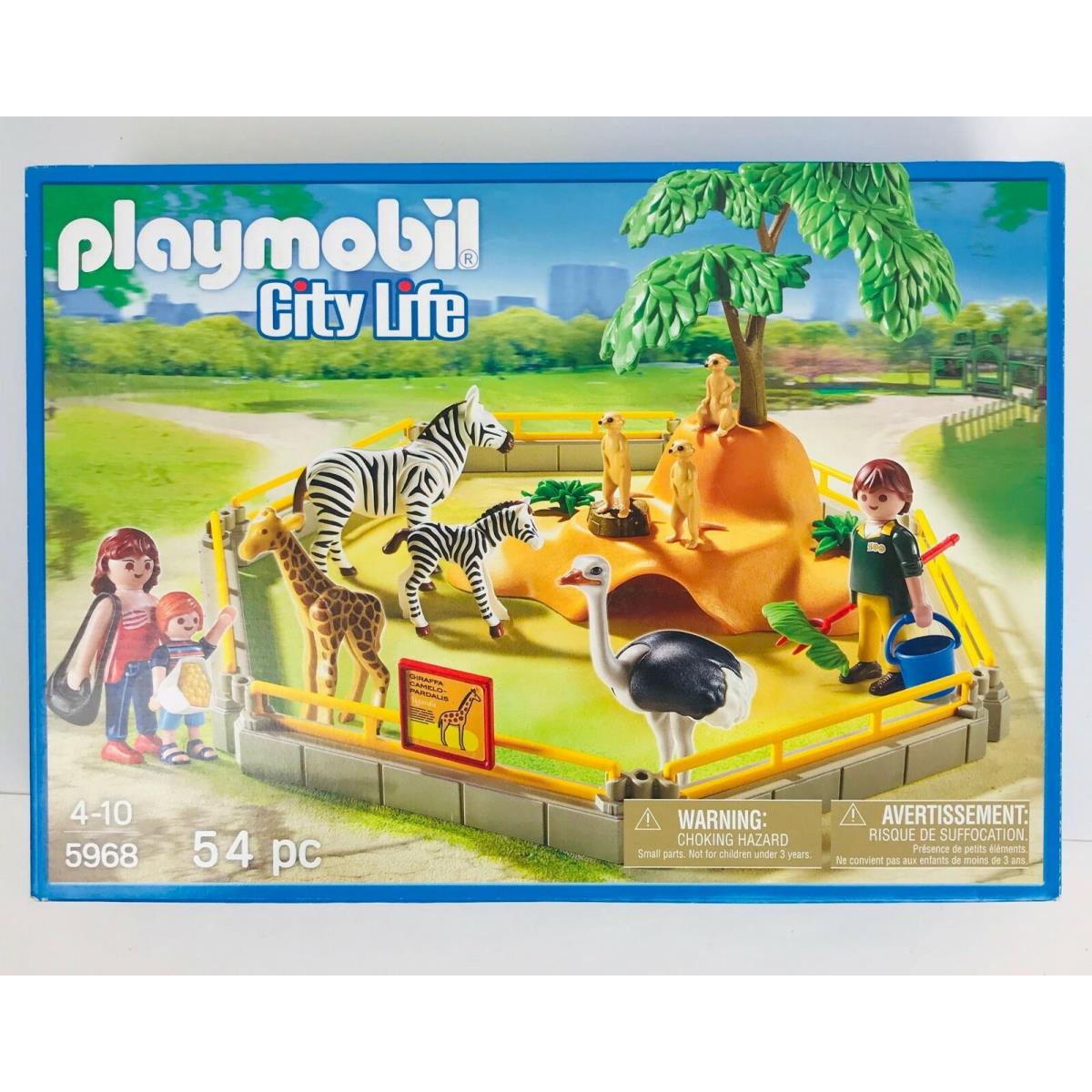 Playmobil City Life Zoo Set 5968 54 Pcs Toy Retired