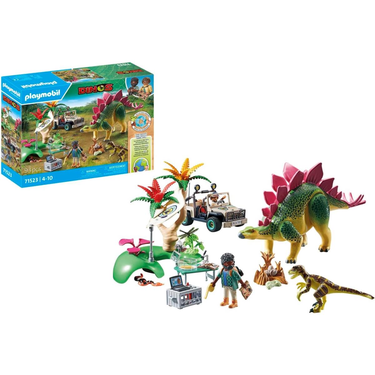 Playmobil Dinos: Research Camp with Dinos 71523 Building Toy Set Gift