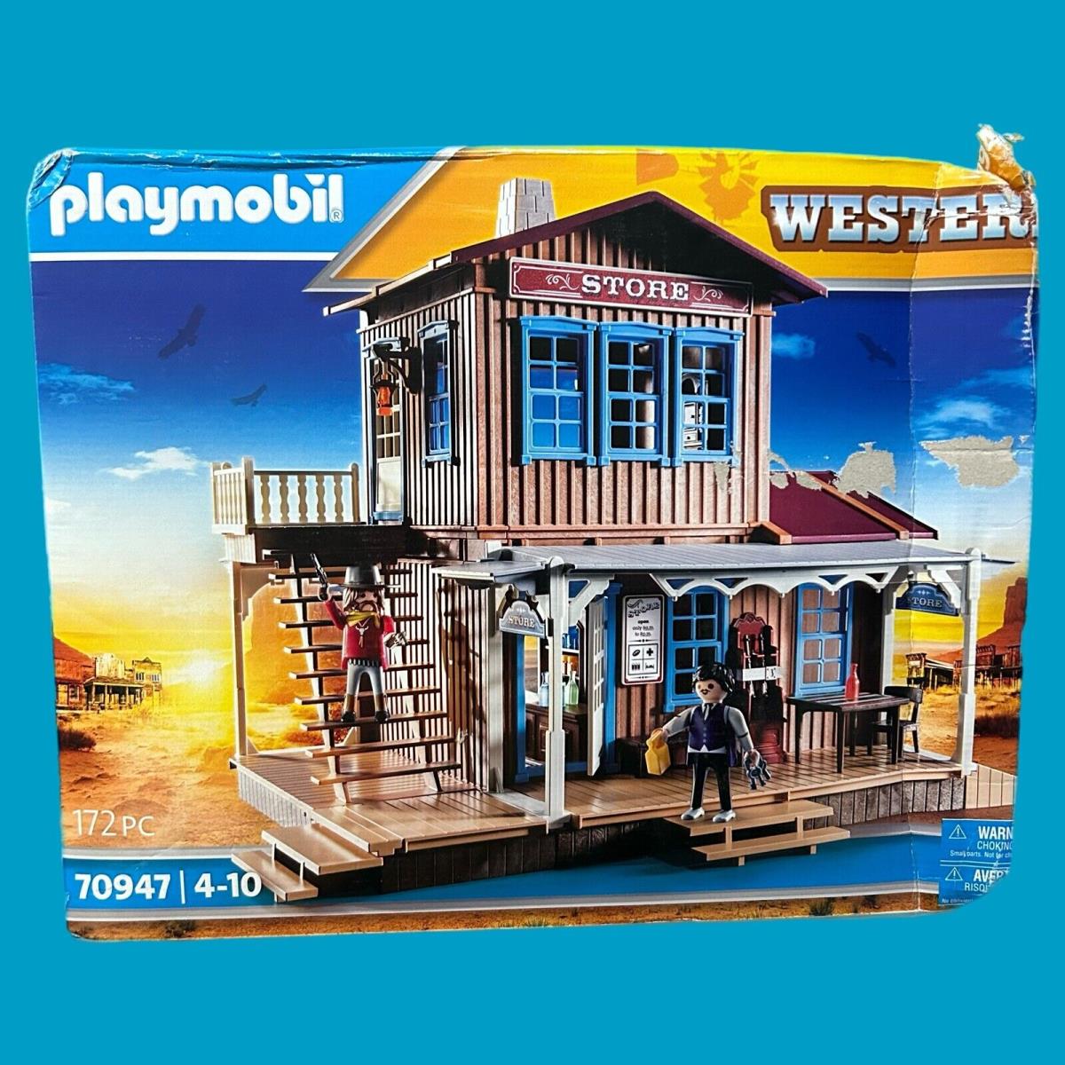 Playmobil Western 70947 - Western Store Train Station