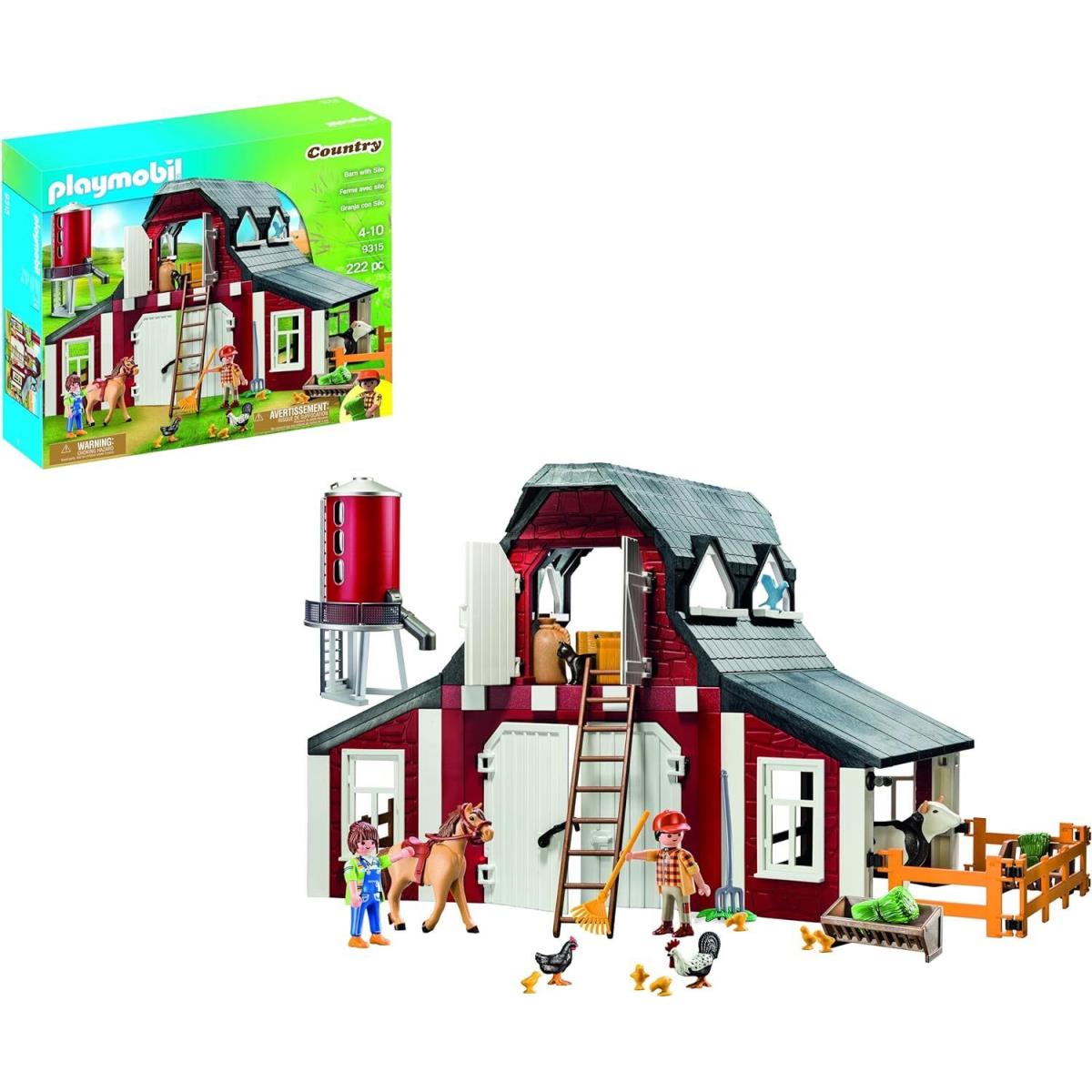 Playmobil Barn with Silo