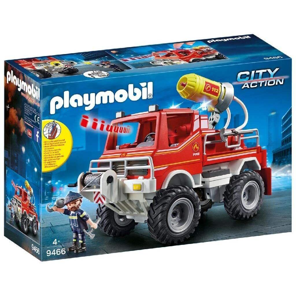 Playmobil City Action Fire Truck Vehicle 9466 56 Pieces