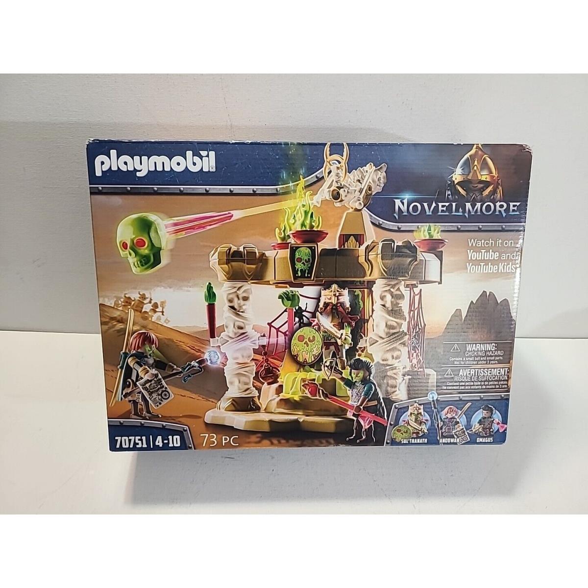 Playmobil 70751 Sal`ahari Sands-skeleton Army Temple Playset Building Kit