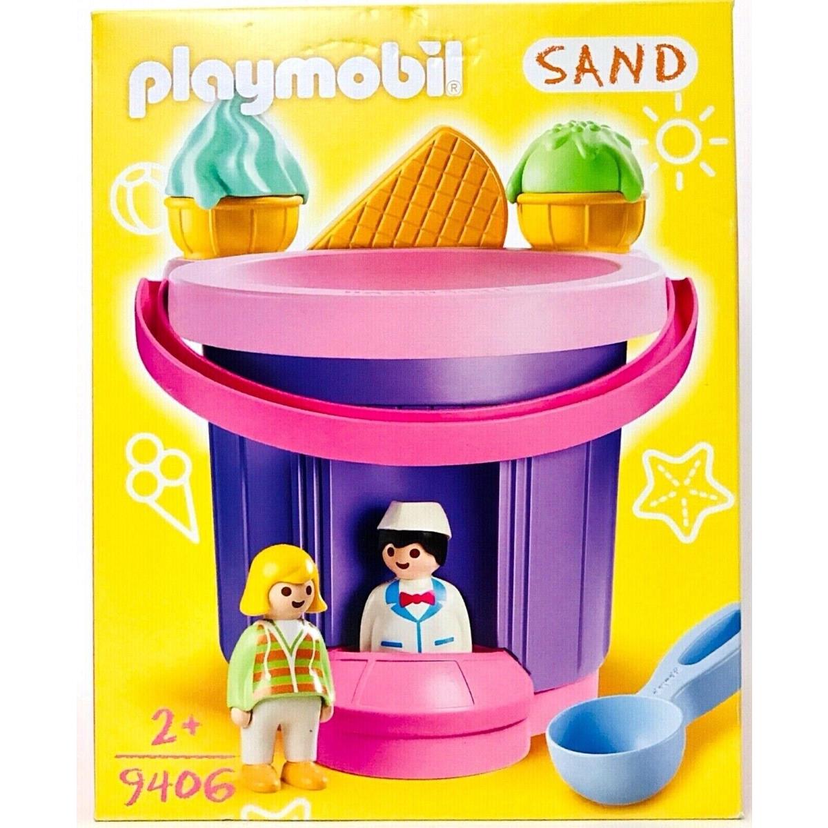 Playmobil 9406 Sand Bucket Playset with 2 Figures Accessories Age 2 Years Up