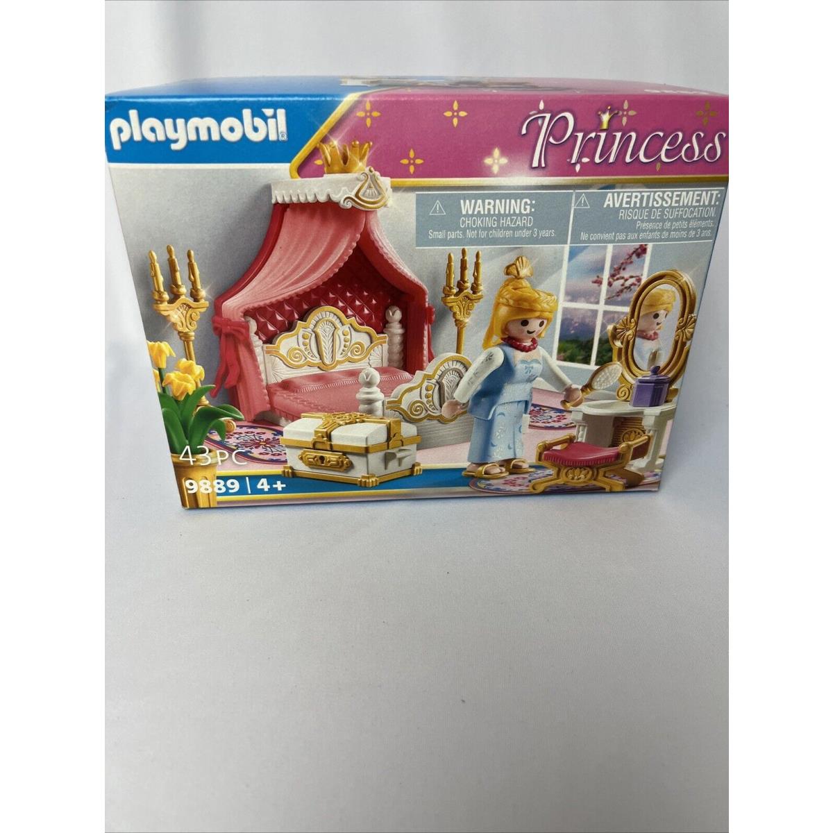 Playmobil Set 9889 Royal Bed Chamber with Princess Dressing Table Addon