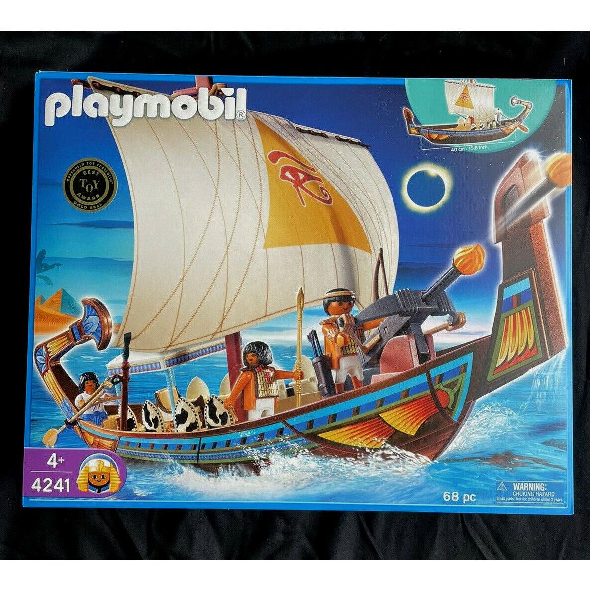 Playmobil 4241 - Royal Ship of Egypt - Vintage Carton-fresh Mint Box `08