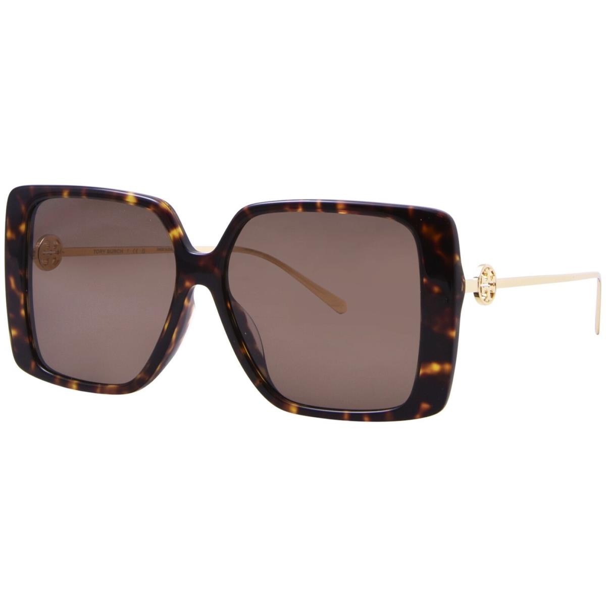 Tory Burch TY7205D 196473 Sunglasses Women`s Tortoise/gold/dark Brown 56mm