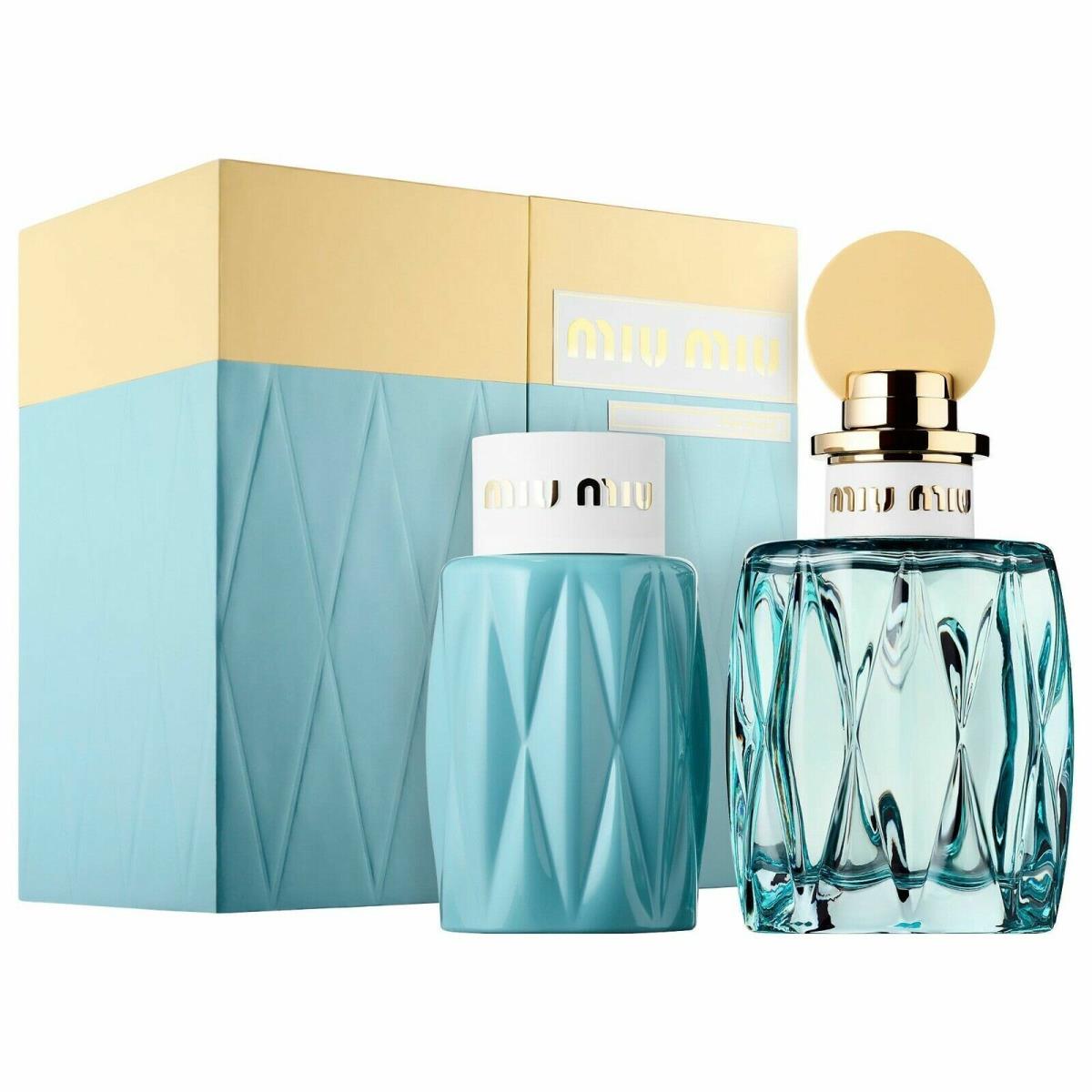 Miu Miu L`eau Bleue Eau de Parfum Body Lotion Gift Set