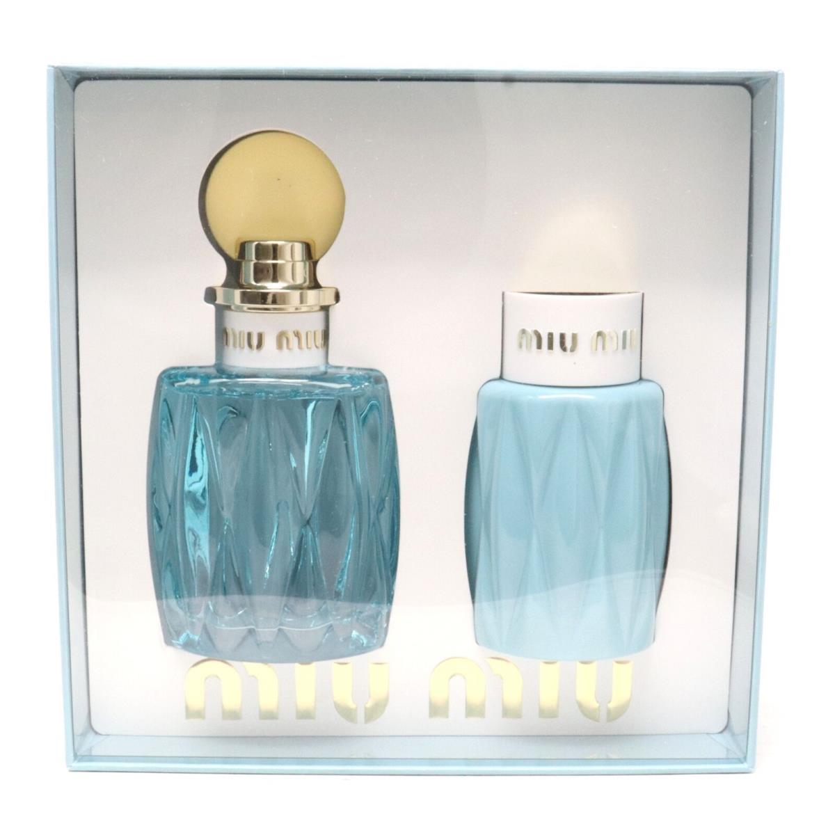 Miu Miu L`eau Bleue Eau De Parfum 2 Pcs Set /