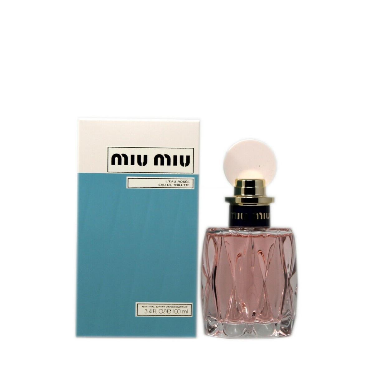 Miu Miu L`eau Rosee Eau DE Toilette Natural Spray 100 ML/3.4 Fl.oz