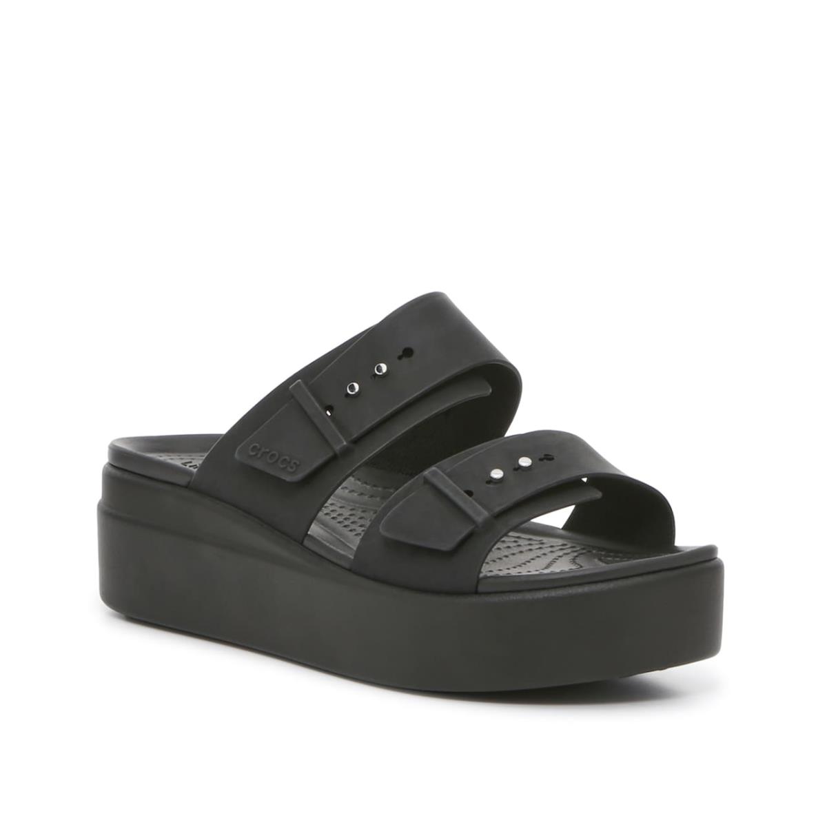 Woman`s Sandals Crocs Brooklyn Low Wedge Sandal