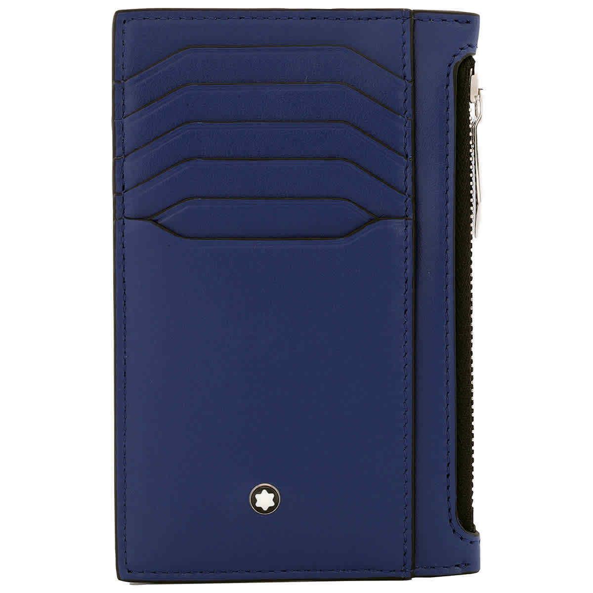 Montblanc Blue Leather Meisterstuck Pocket Holder 8CC 129687