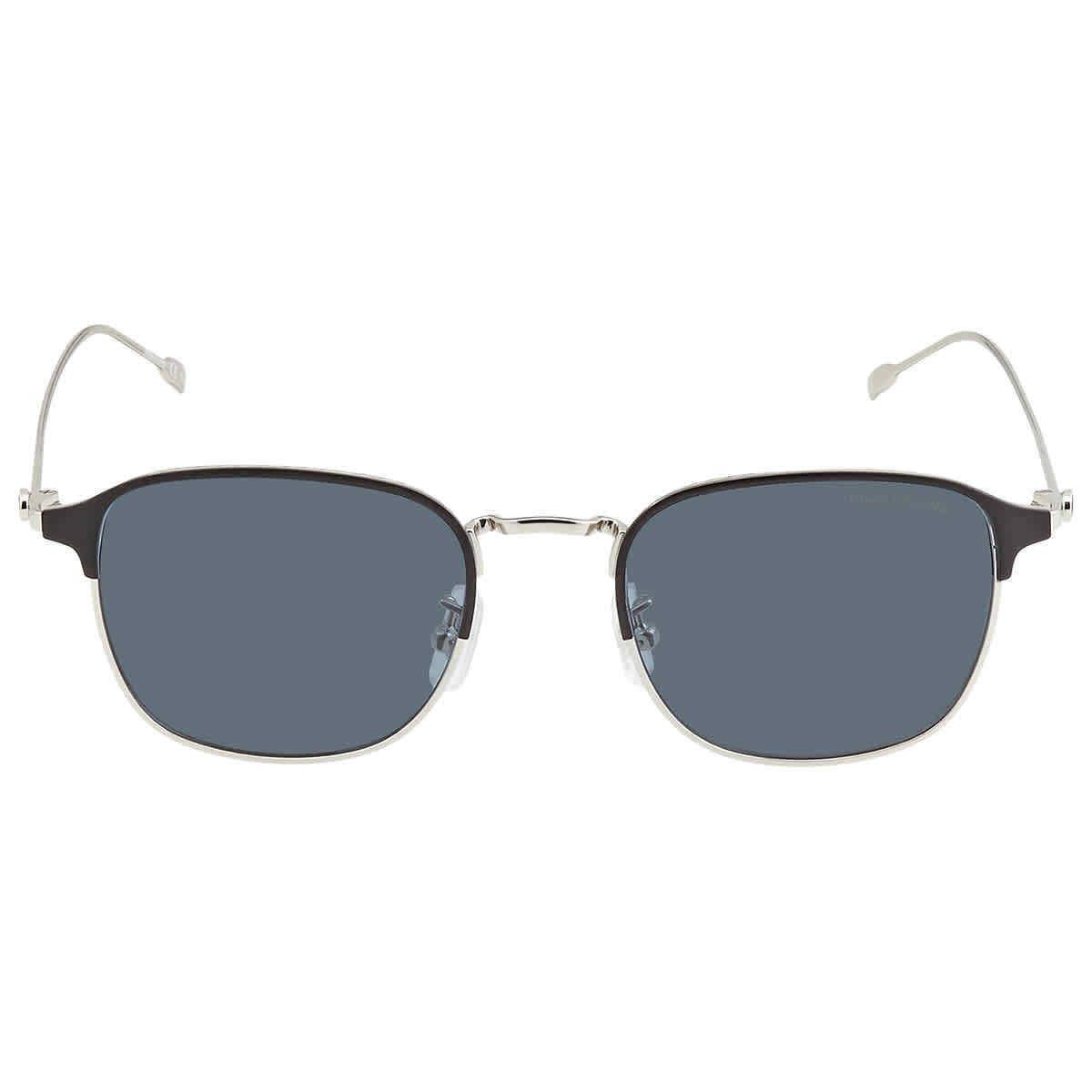 Montblanc Blue Square Men`s Sunglasses MB0189S 003 50 MB0189S 003 50