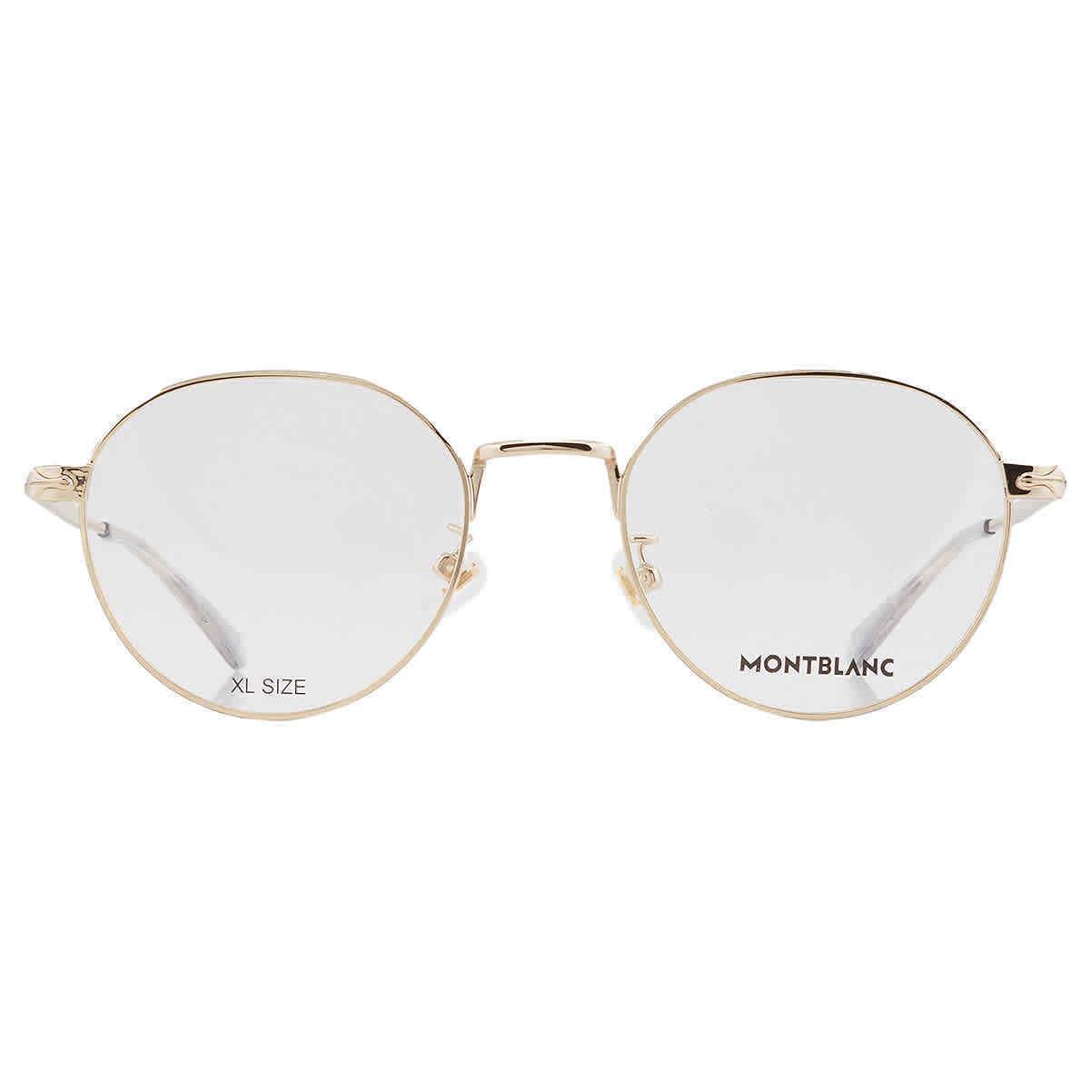 Montblanc Demo Oval Men`s Eyeglasses MB0310OA 001 52 MB0310OA 001 52