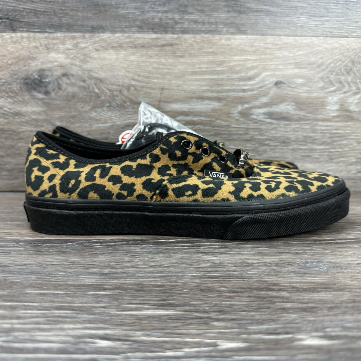 Vans Big Kids Leopard Animal Print Fur Casual Shoes Size 6 Junior