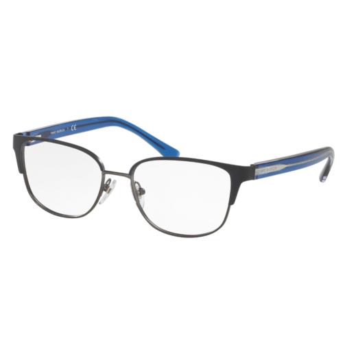 Tory Burch Eyeglasses TY 1052-3196 Navy/pewter W/demo Lens 51mm