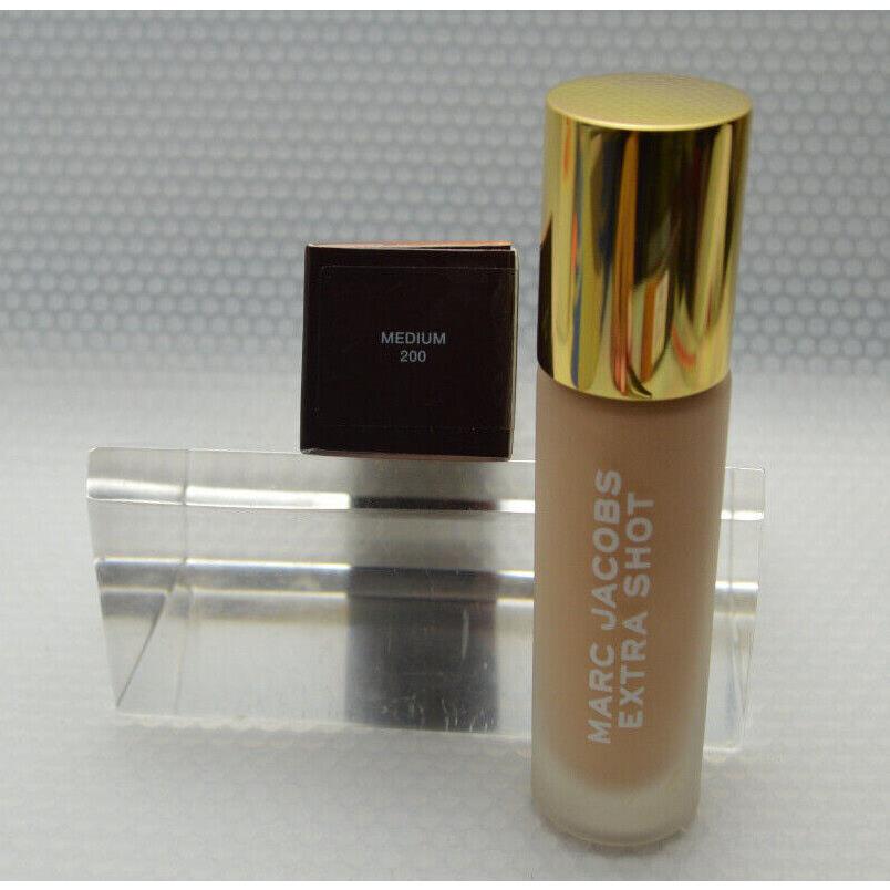 Marc Jacobs Cafe Extra Shot Caffeine Concealer Foundation 16ml. /0.54fl oz Medium 200