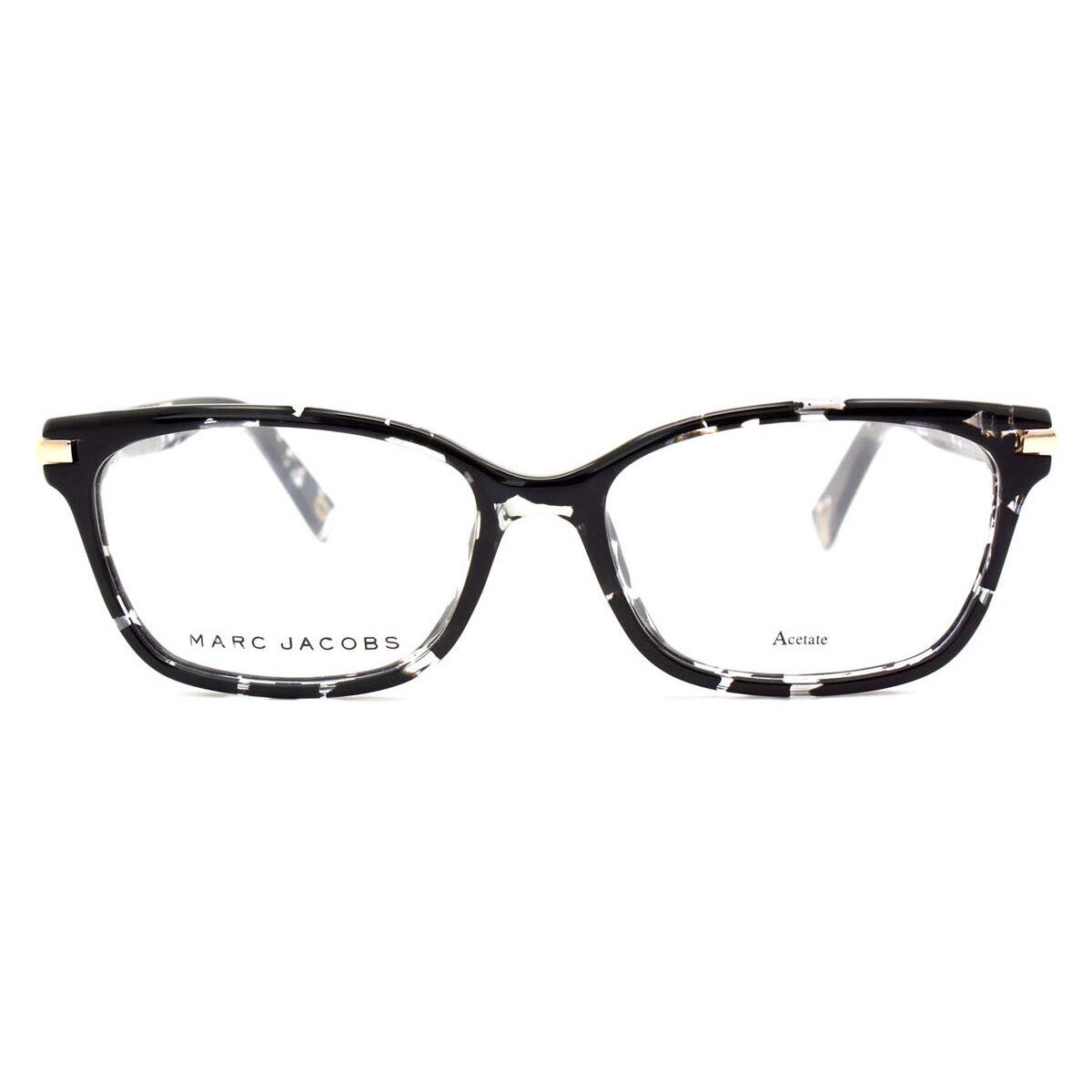 Marc Jacobs 190 Eyeglasses 09WZ Havana Black Crystal 53mm