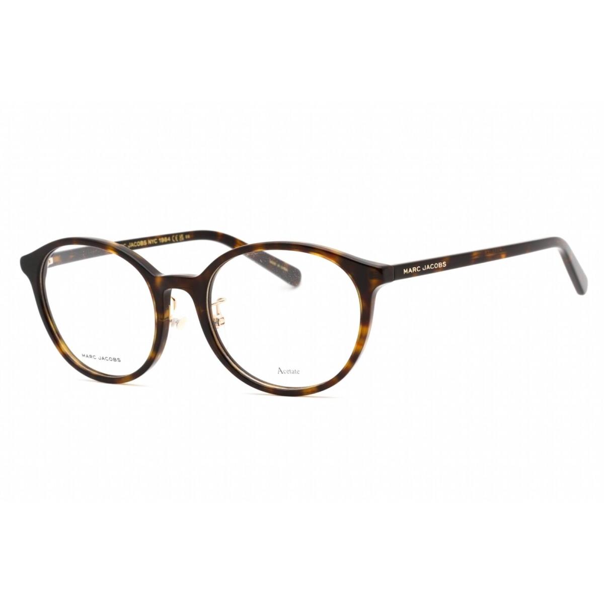 Marc Jacobs Women`s Eyeglasses Havana Plastic Full Rim Frame Marc 711/F 0086 00