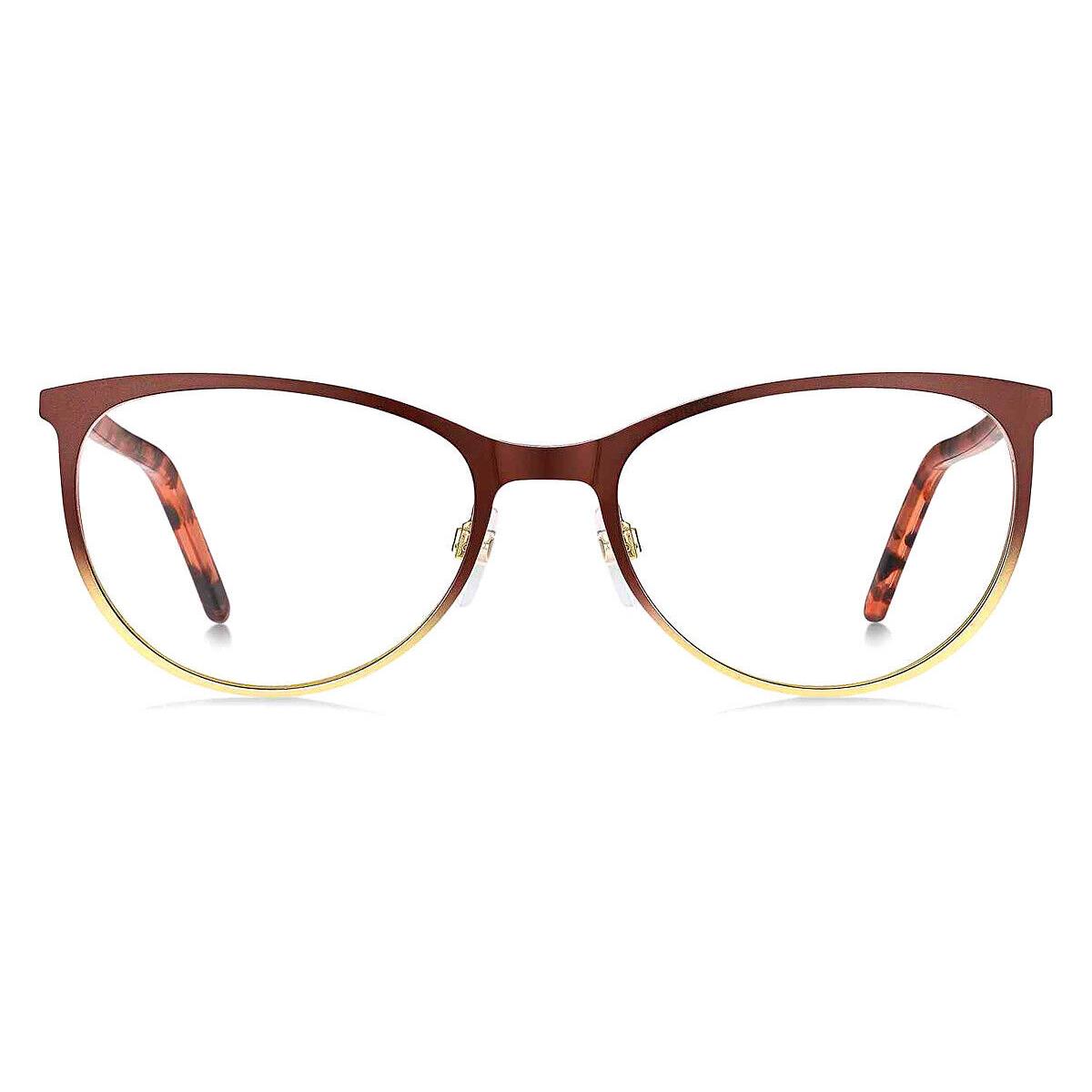 Marc Jacobs Mjb Eyeglasses Women Matte Brown Gold 54mm - Frame: Matte Brown Gold, Lens: Demo