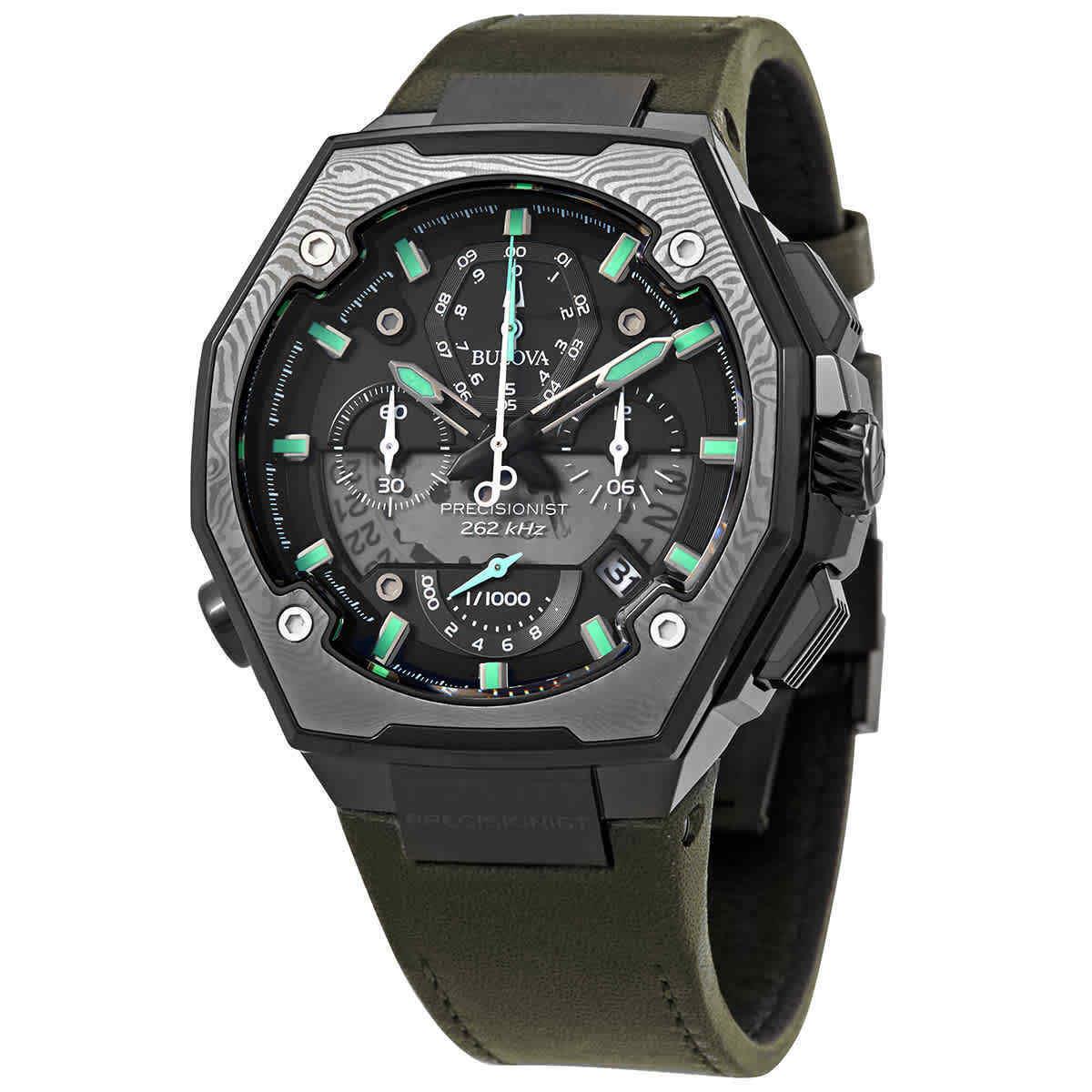 Bulova Precisionist X Special Edition Chronograph Quartz Black Dial Men`s Watch