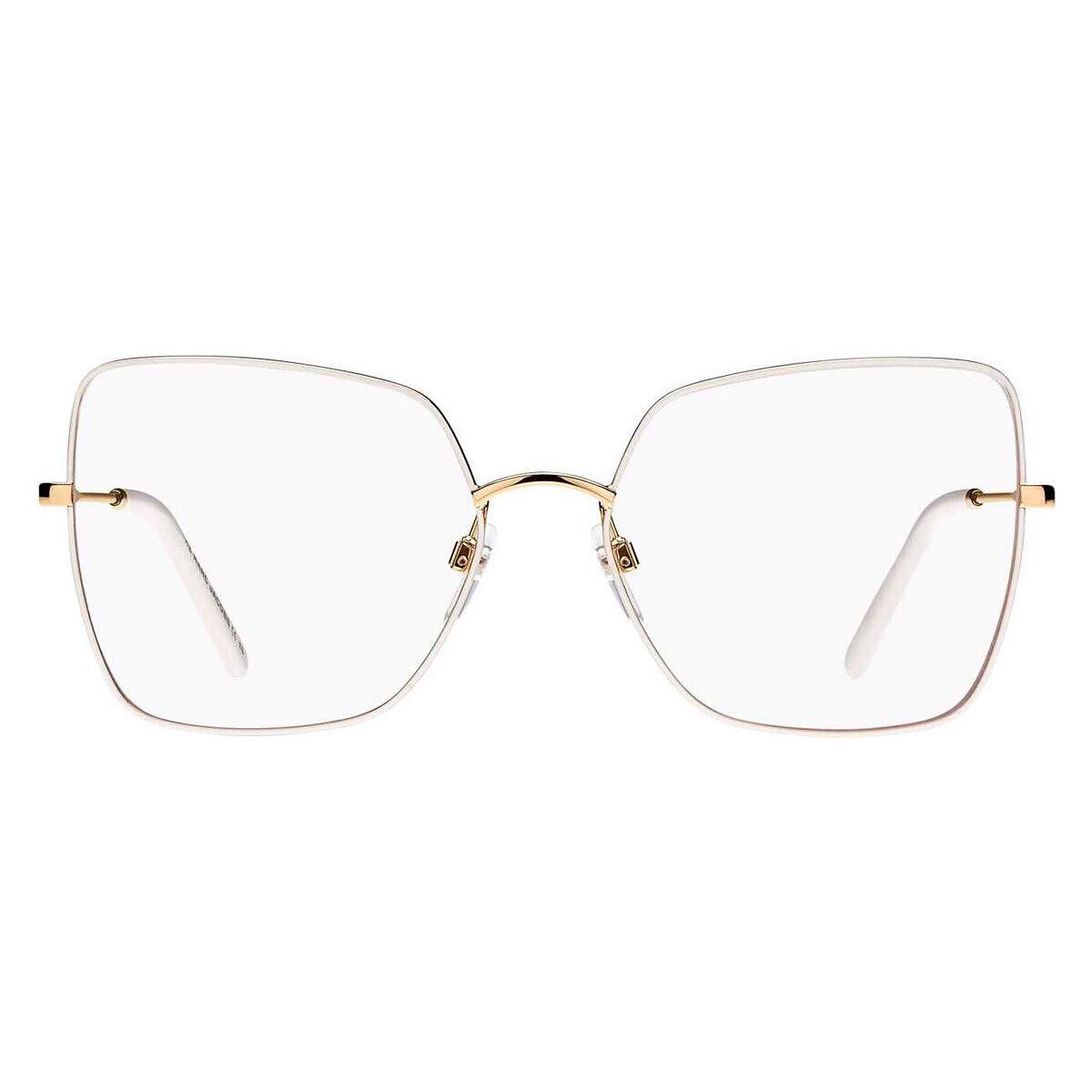 Marc Jacobs 591 Eyeglasses Women Gold Ivory Cat Eye 57mm