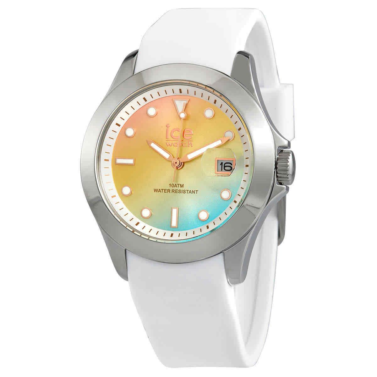 Ice Watch Quartz Sunset Rainbow Dial Ladies Watch 020385