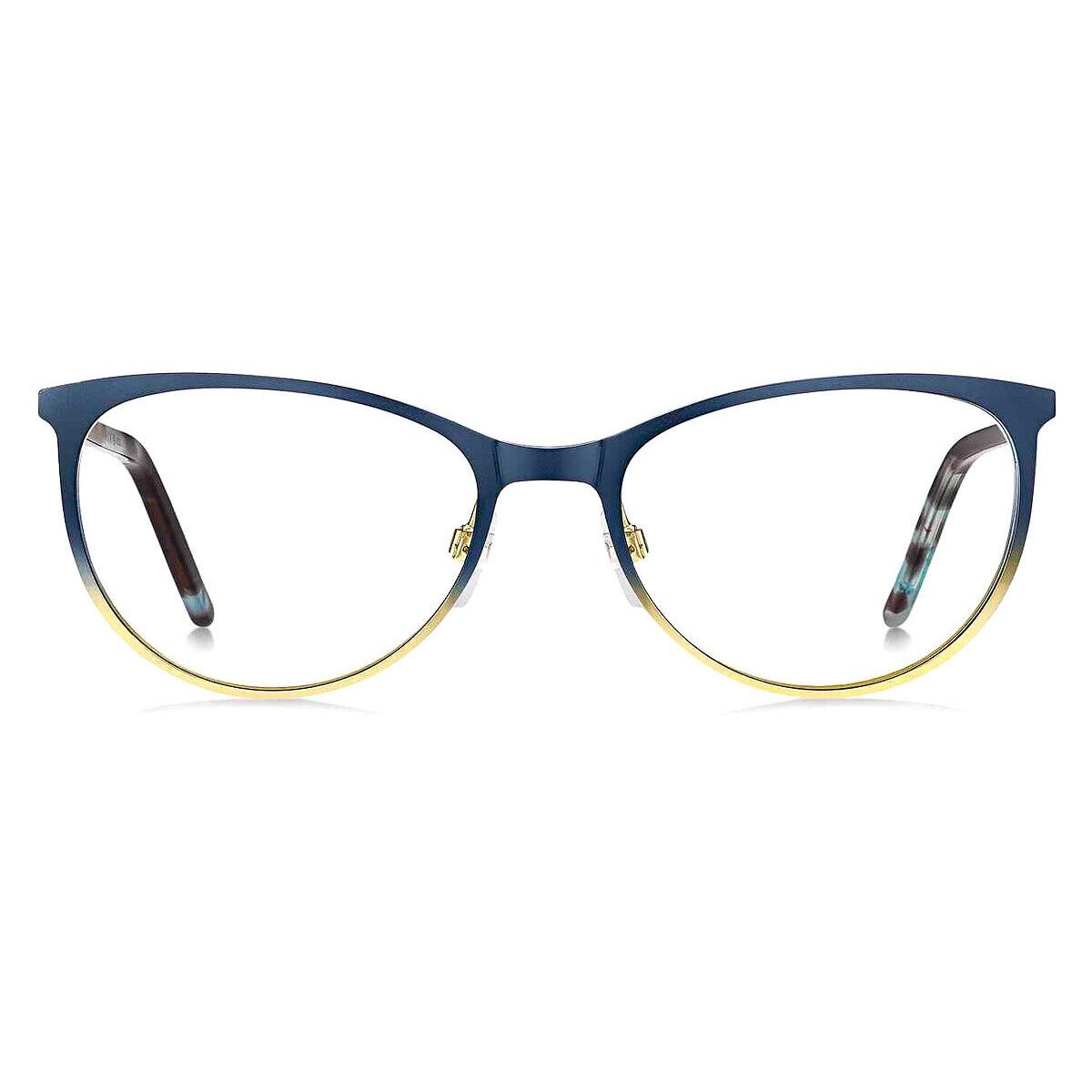 Marc Jacobs Mjb Eyeglasses Women Matte Blue Gold 54mm