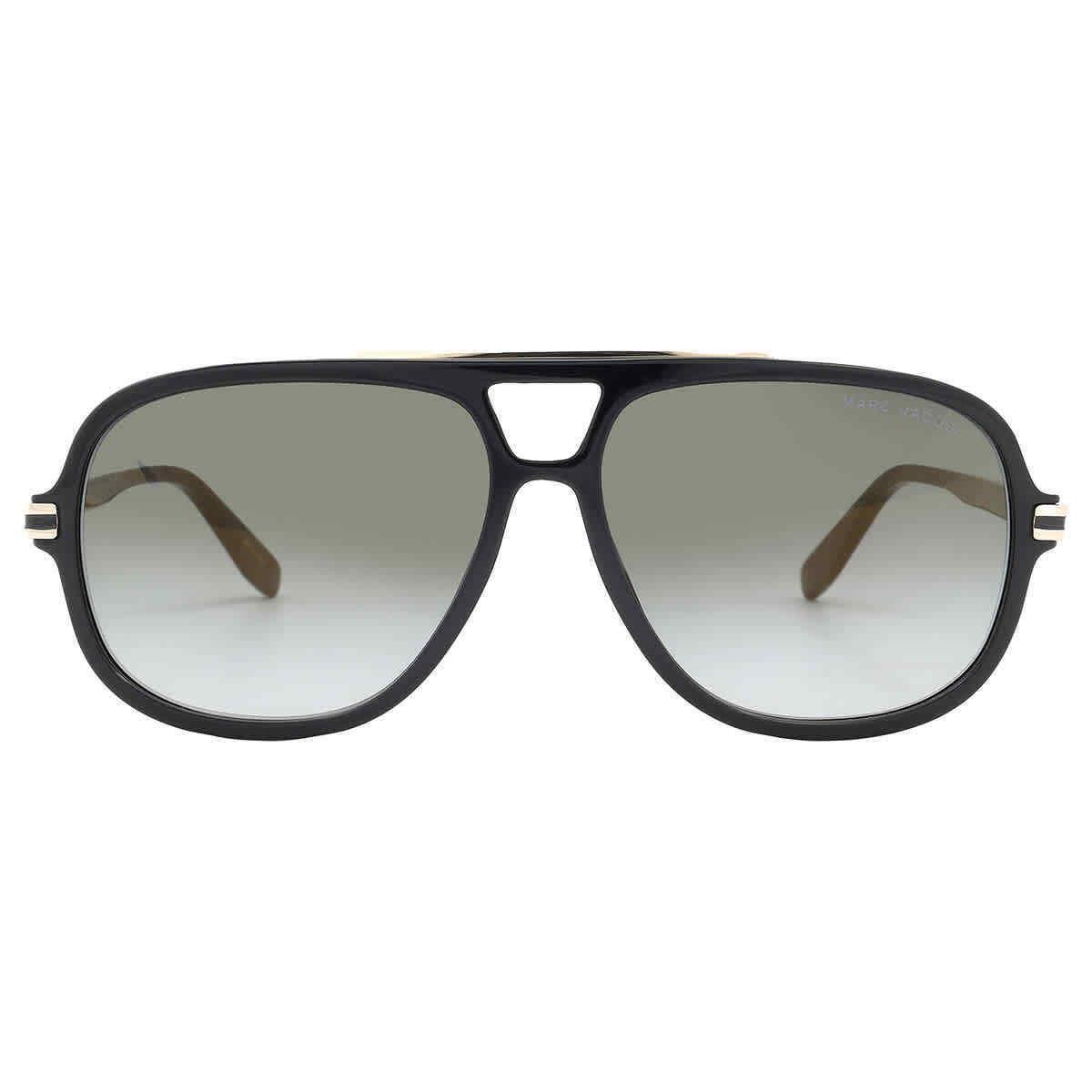 Marc Jacobs Grey Gradient Mirror Navigator Men`s Sunglasses Marc 468/S 0807/FQ