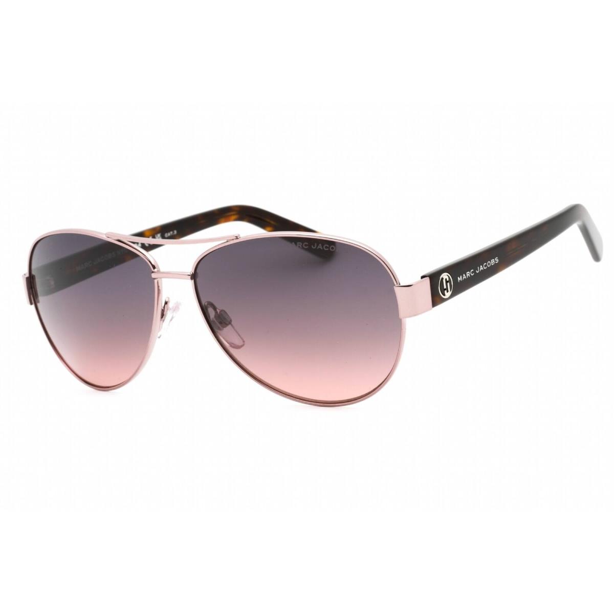 Marc Jacobs Women`s Sunglasses Pink Havana Full Rim Frame Marc 699/S 0HT8 FF