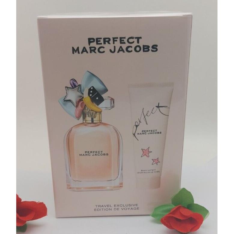 Marc Jacobs Perfect For Women Perfume 2 Pcs Travel Exclusive Set