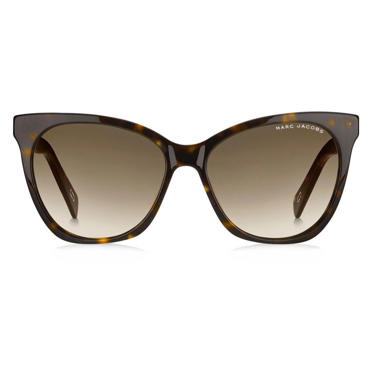 Marc Jacobs 336/S Sunglasses 0086 Dark Havana Cat Eye 56mm