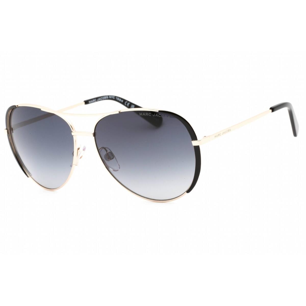 Marc Jacobs Women`s Sunglasses Gold Black Metal Frame Marc 686/S 0RHL 9O