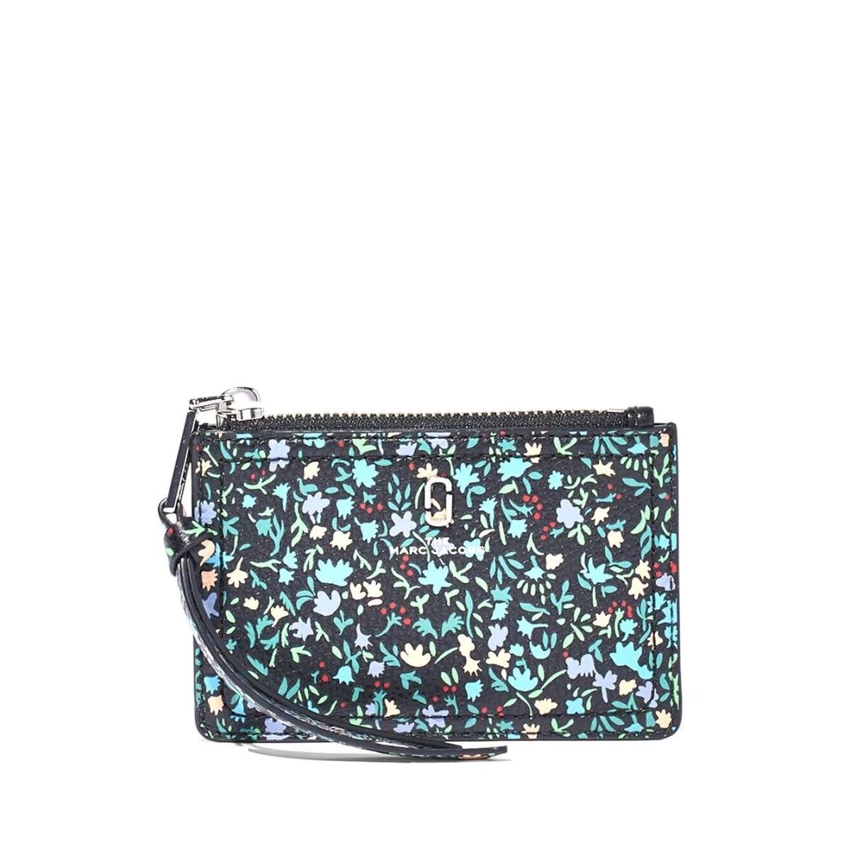 The Marc Jacobs Women`s Top Zip Multi Wallet Black Multi One Size