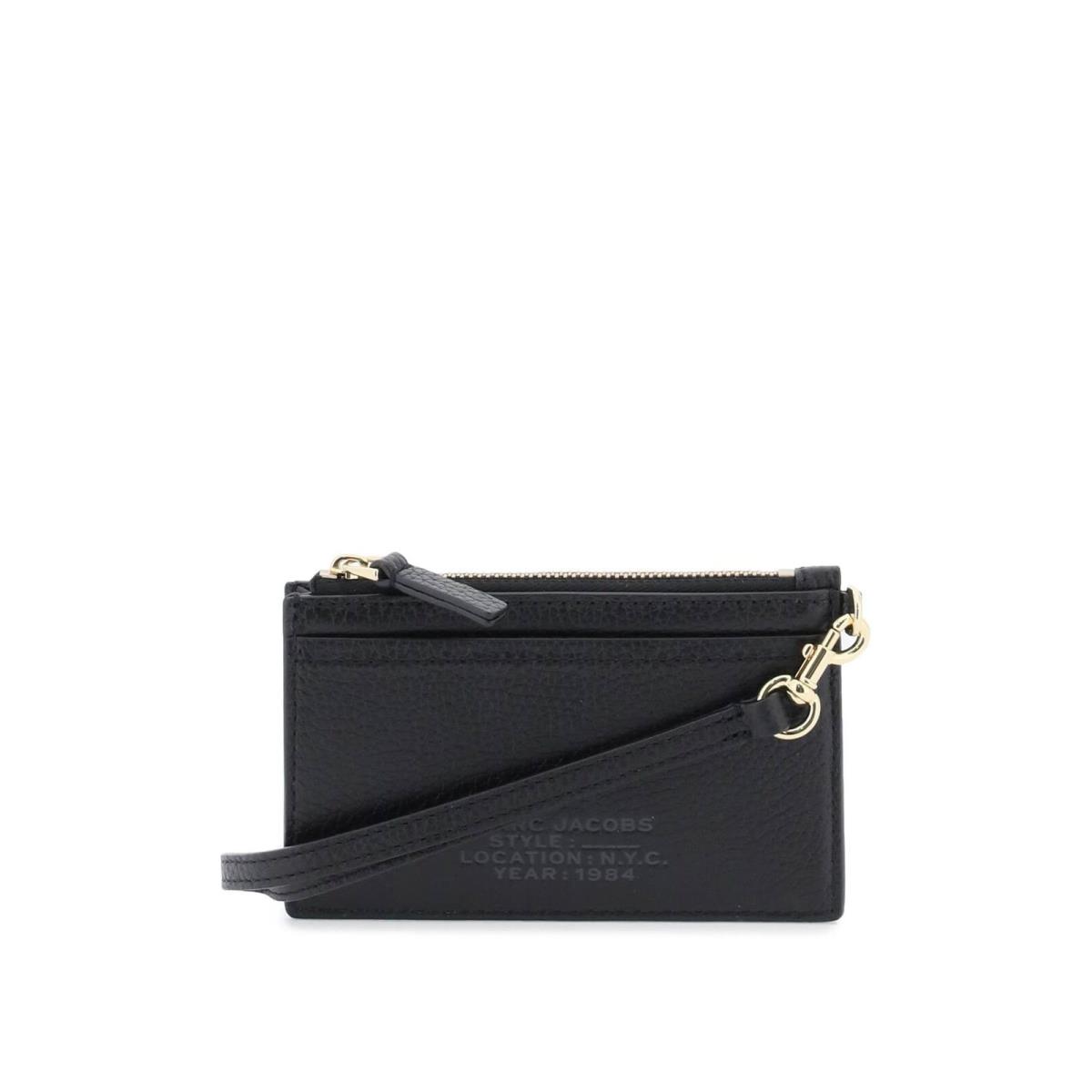 Marc Jacobs The Leather Top Zip Wristlet