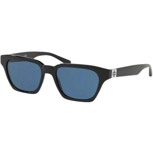Tory Burch Women`s Black Retro Cat-eye Rectangle Sunglasses - TY7119 170980 51