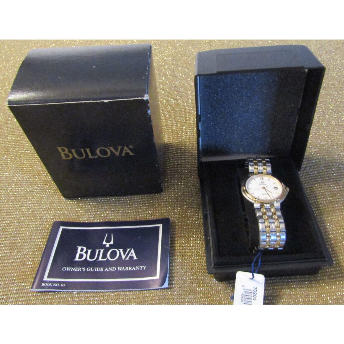 Bulova Men s Stainless Gold Japanese Quartz Movement SE-1208