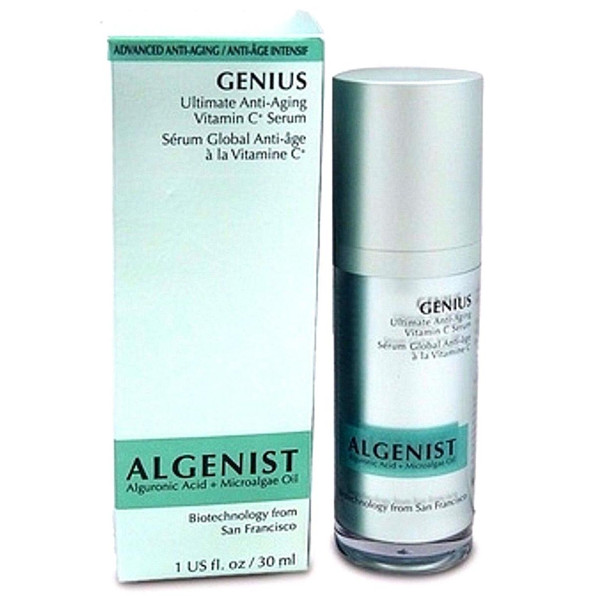 Algenist Genius Ultimate Anti-aging Vitamin C Serum 1 OZ Boxed