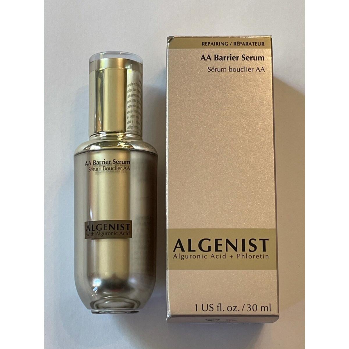 Algenist AA Barrier Serum Alguronic Acid + Phloretin 1 fl Oz. Full Size