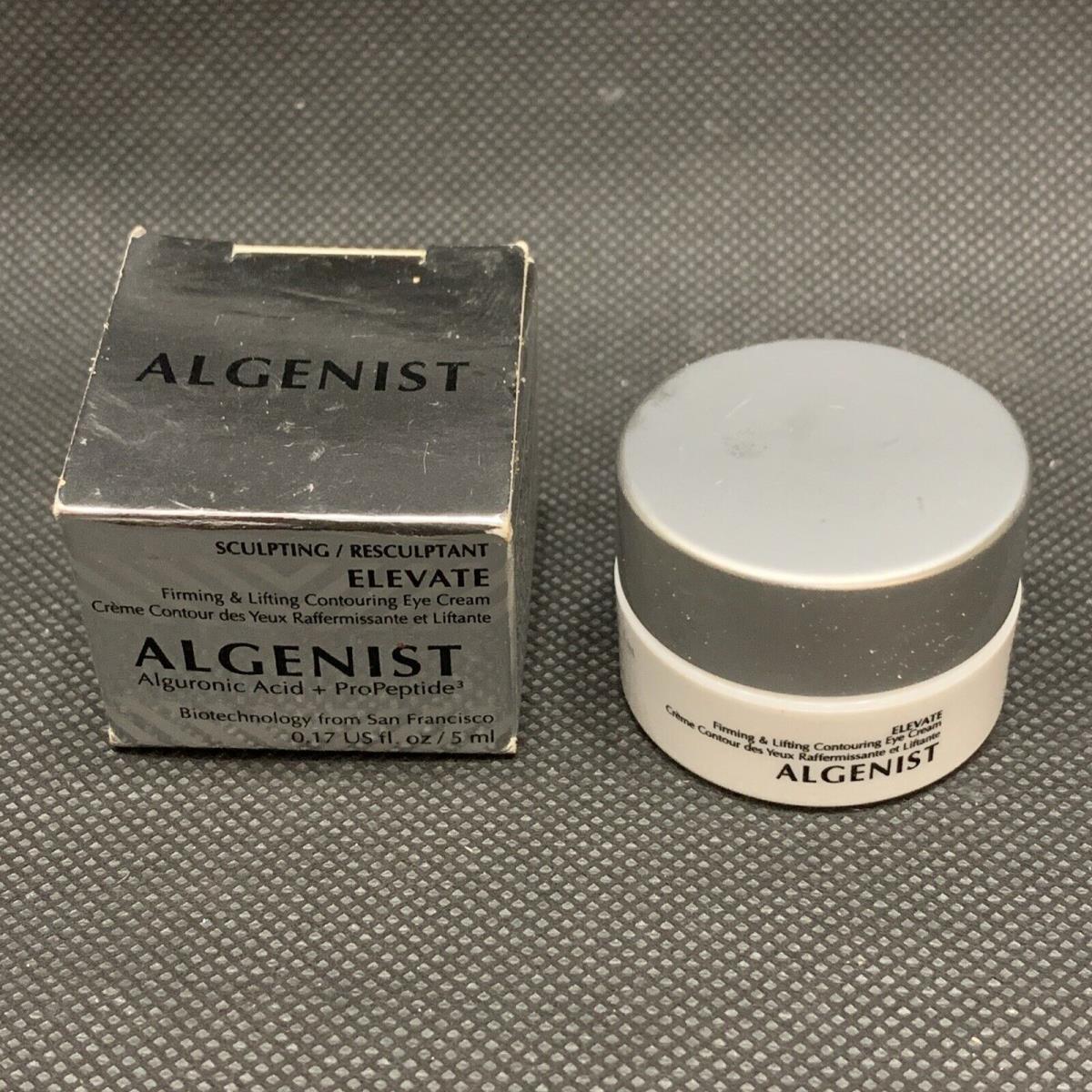 Algenist Elevate Firming Lifting Contouring Eye Cream .17 Oz Facial KG JD