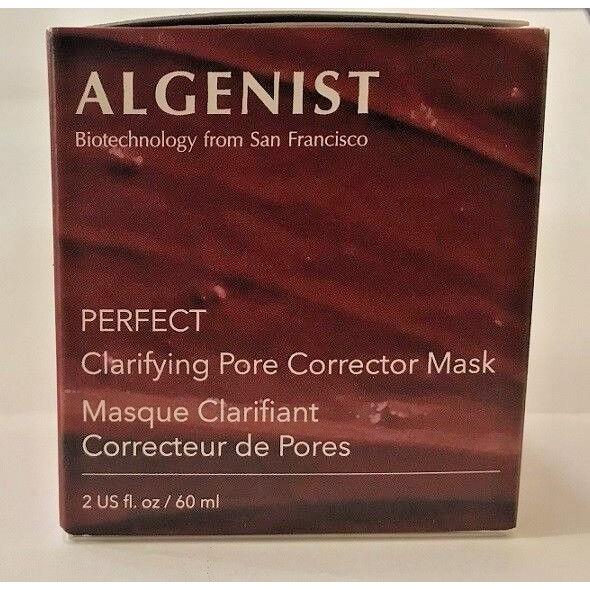 Lot of 2 Algenist Perfect Clarifying Pore Corrector Mask 2oz