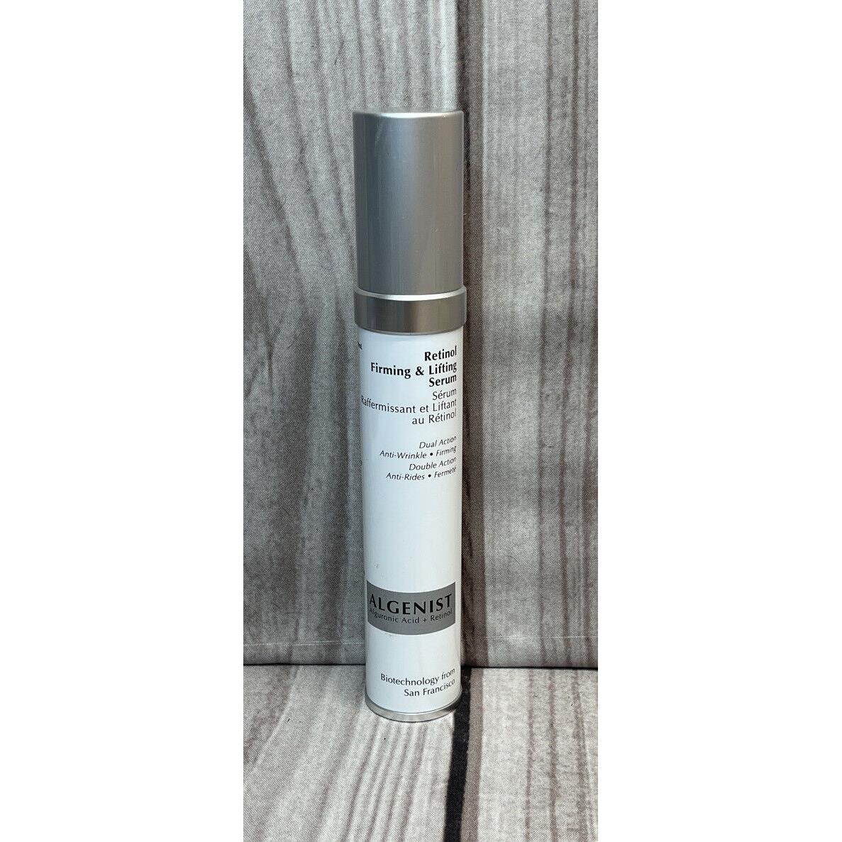 Algenist Retinol Firming Lifting Serum 1 oz Dual Action Anti Wrinkle Firming