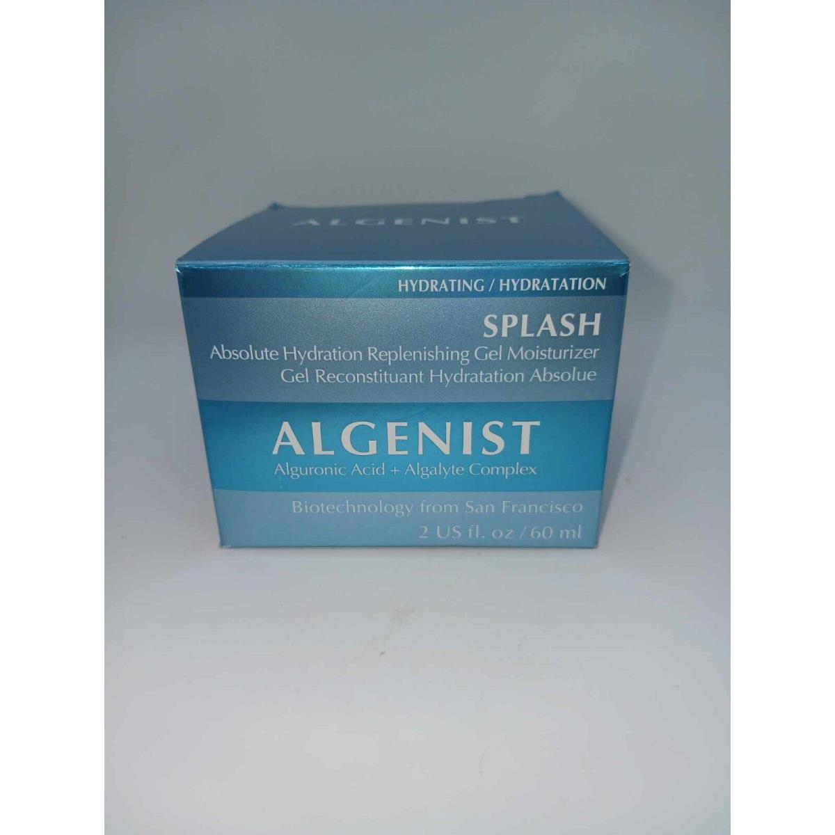 Algenist Absolute Hydration Replenishing Gel Moisturizer Splash