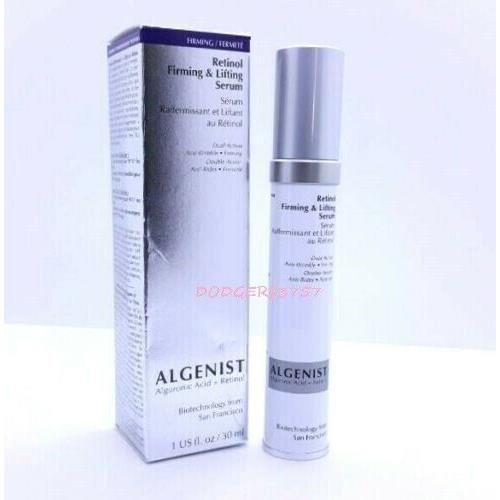 Algenist Retinol Firming and Lifting Serum Full Size 1 OZ Boxed