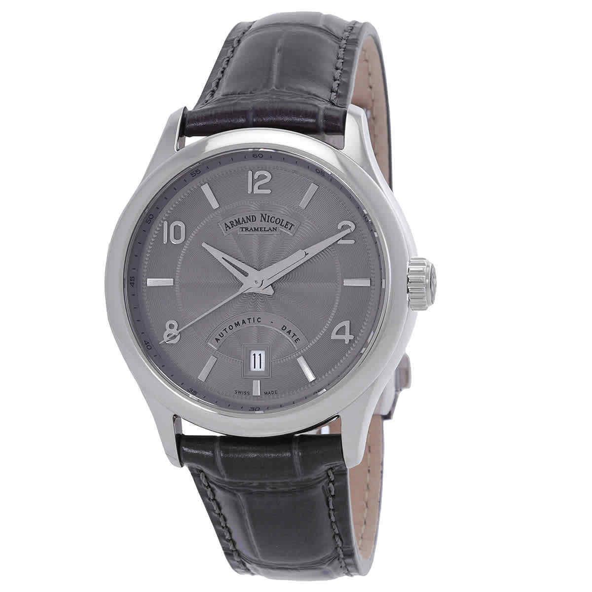 Armand Nicolet M02-4 Automatic Grey Dial Men`s Watch A840AAA-GR-P840GR2